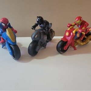 Marvel Action Figures With Bikes